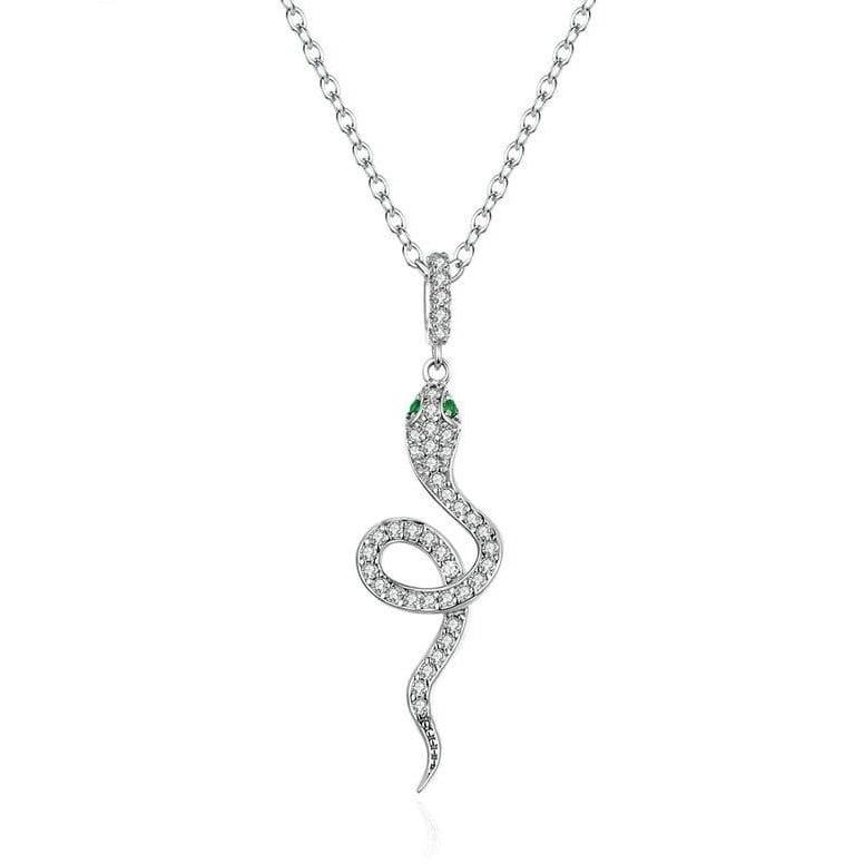 Collier Serpent Femme Argent