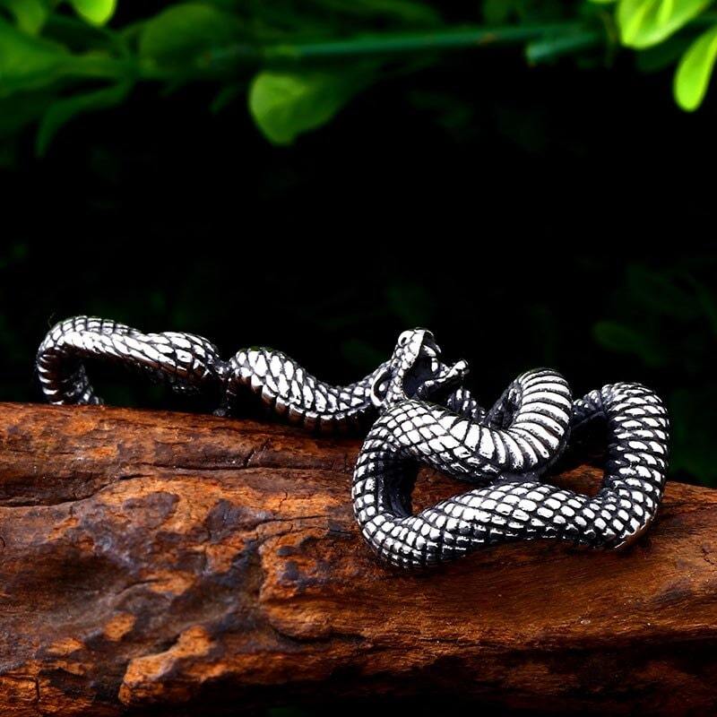 Collier Serpent Homme