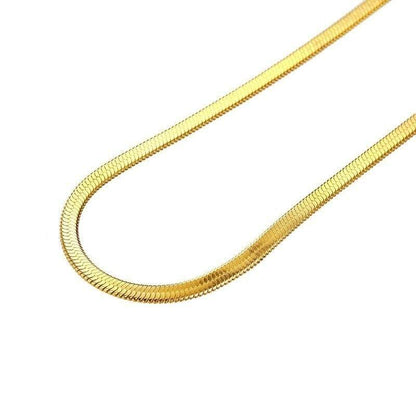 Collier Serpent Maille doré