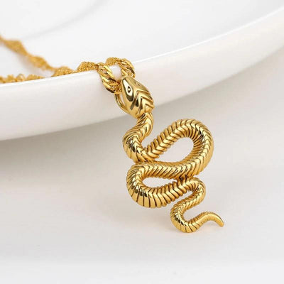 Collier Or Serpent