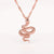 Collier Serpent Or Rose