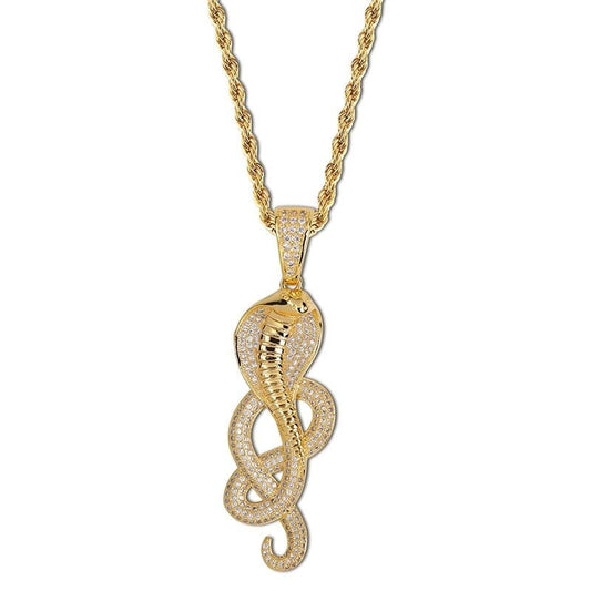 Collier Serpent Strass 