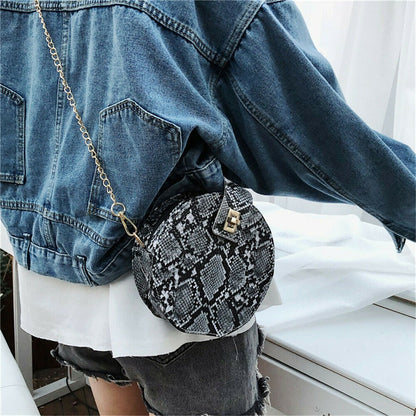 Sac Rond Serpent noir