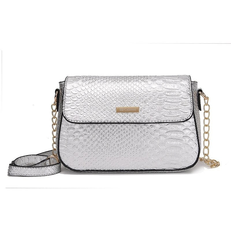 Sacoche Serpent blanc