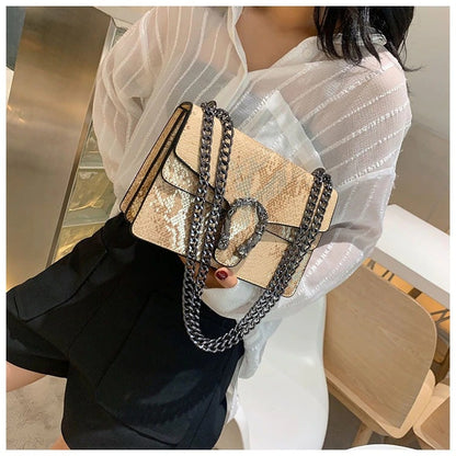 Sac serpent Doré