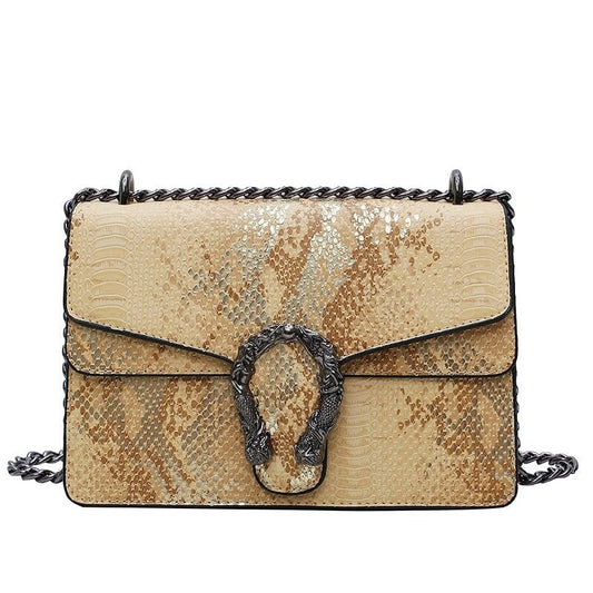 Sac Python Doré