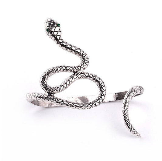 Bracelet Serpent argentée femme en alliage de zinc 